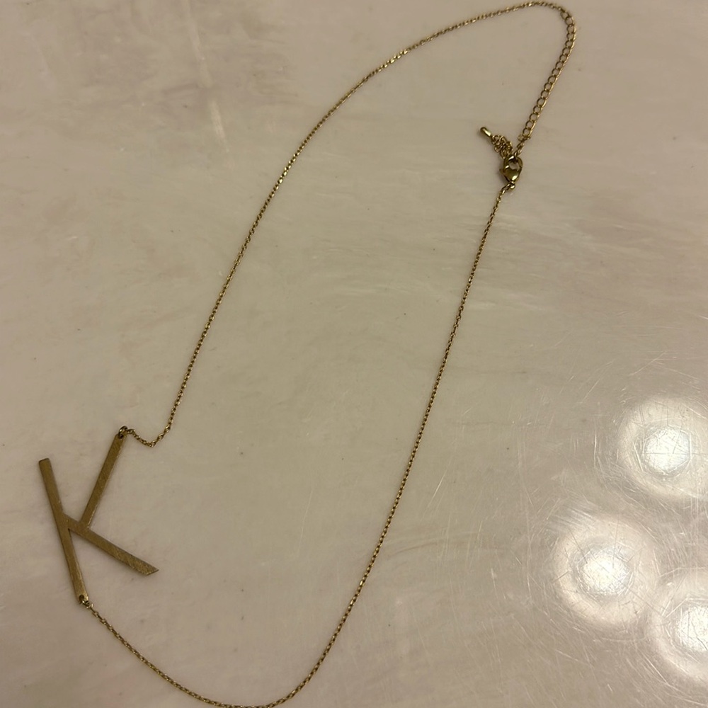 K necklace